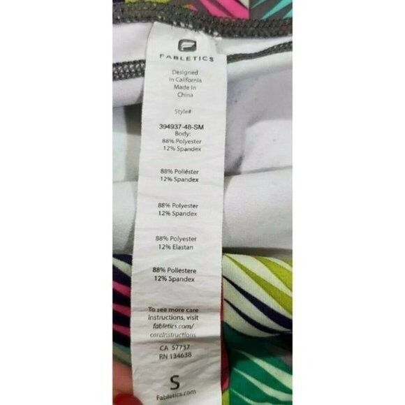 Fabletics Womens Lima Capri Leggings S - Picture 3 of 3